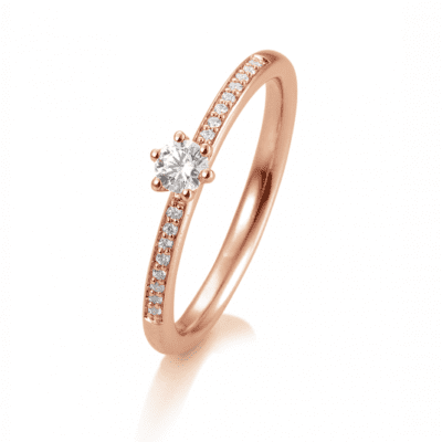 SOFIA DIAMONDS 14 k rózsaarany gyűrű 0