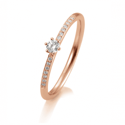 SOFIA DIAMONDS 14 k rózsaarany gyűrű 0