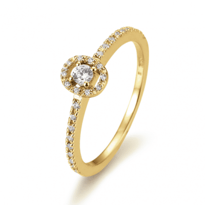 SOFIA DIAMONDS 14 k sárga arany gyűrű 0