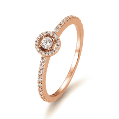 SOFIA DIAMONDS 14 ct rózsaarany gyűrű 0