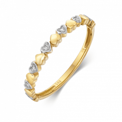 SOFIA DIAMONDS arany gyűrű gyémántokkal 0