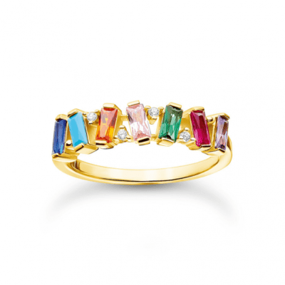 THOMAS SABO gyűrű Ring colourful stones gold  gyűrű TR2346-488-7