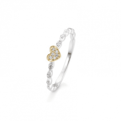 SOFIA DIAMONDS aranygyűrű gyémántokkal  gyűrű BE41/05710-G+W