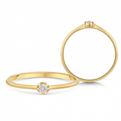 SOFIA DIAMONDS arany eljegyzési gyűrű  gyűrű ZODL2931DIXL1