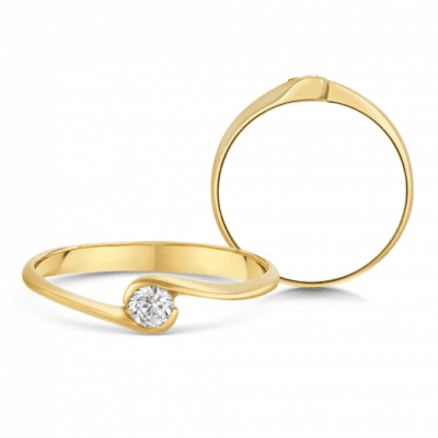 SOFIA arany eljegyzési gyűrű  gyűrű ZODLR191410XL1