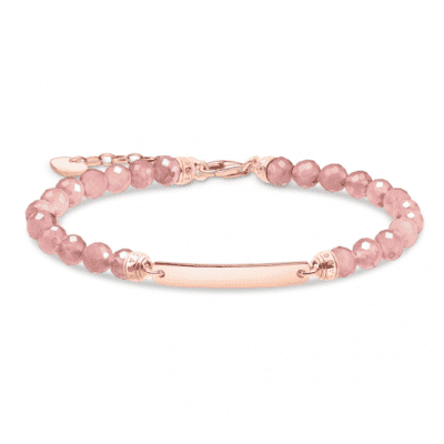 THOMAS SABO karkötő Pink pearls rosegold  karkötő A2042-415-9-L19V
