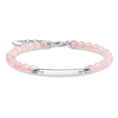 THOMAS SABO karkötő Pink pearls silver  karkötő A2042-637-9-L19V