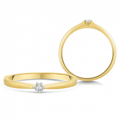 SOFIA DIAMONDS arany eljegyzési gyűrű 0