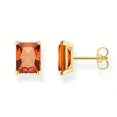 THOMAS SABO fülbevaló Orange stone gold  fülbevaló H2201-472-8