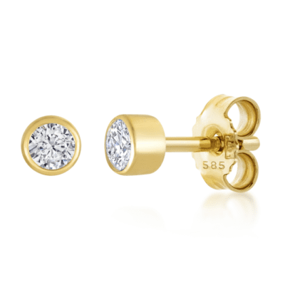 SOFIA DIAMONDS arany fülbevaló gyémántokkal 2 x 0
