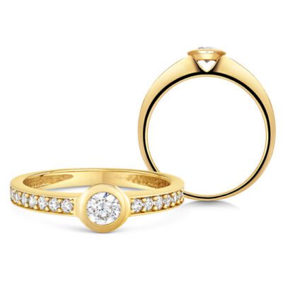 SOFIA arany eljegyzési gyűrű  gyűrű ZODLR235710XL1