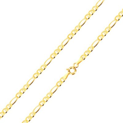 585 arany nyaklánc - Figaro minta