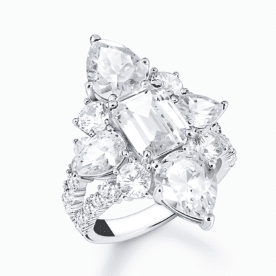 THOMAS SABO gyűrű Cocktail ring with white zirconia  gyűrű TR2441-051-14