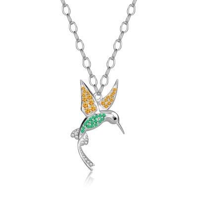 925 ezüst nyaklánc - kolibri