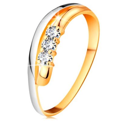 Briliáns gyűrű 14K aranyból