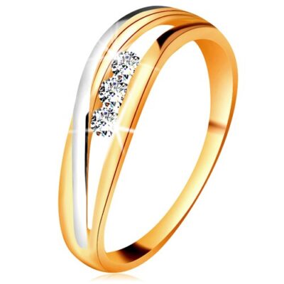 Brilliáns gyűrű 14K aranyból