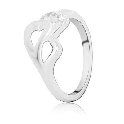 Ezüst gyűrű – három szív