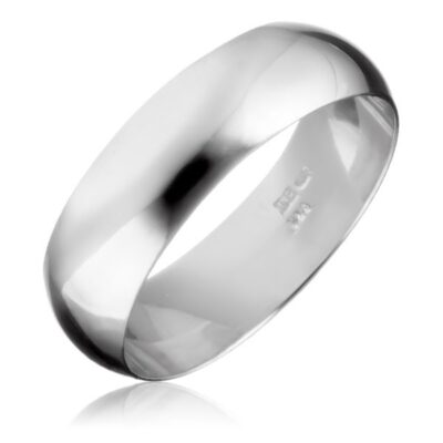 Ezüst karikagyűrű - sima és fényes felület - Nagyság: 64 ékszer webáruház