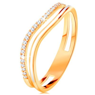 Gyűrű 14K sárga aranyból