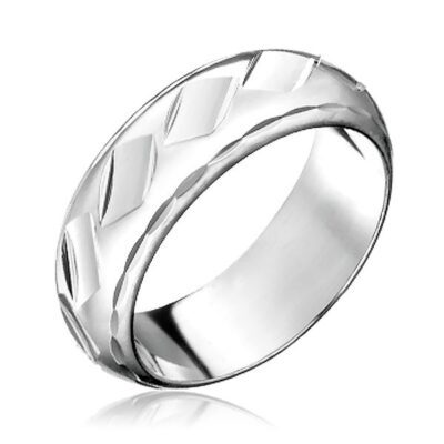 Gyűrű 925 ezüstből - fényes