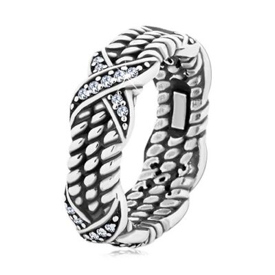 Patinás 925 ezüst gyűrű