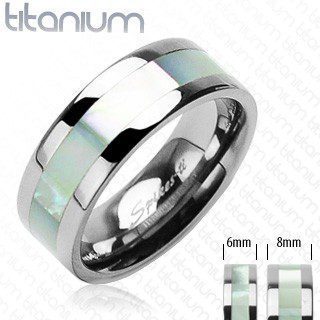 Titánium gyűrű ezüst színben