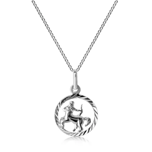 925 ezüst nyaklánc - lánc és a horoszkópja -  NYILAS ékszer webáruház