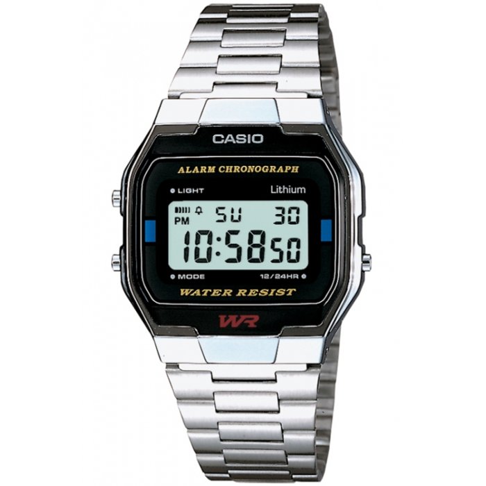 Casio Retro A163WA-1QES ékszer webáruház és márkás karórák olcsón