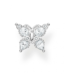 THOMAS SABO fél pár fülbevaló Butterfly white stones fülbevaló H2195-051-14 - Elegáns ékszer webáruház Budapest