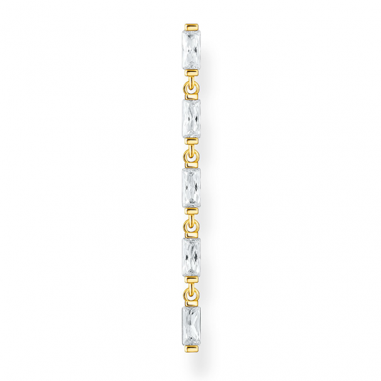 THOMAS SABO fél pár fülbevaló White stone gold fülbevaló H2184-414-14 - Elegáns ékszer webáruház Budapest