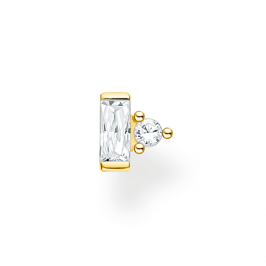 THOMAS SABO fél pár fülbevaló White stone gold fülbevaló H2186-414-14 - Elegáns ékszer webáruház Budapest