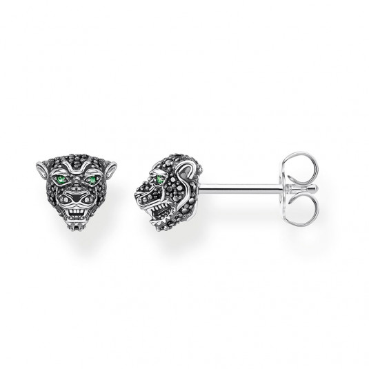 THOMAS SABO fülbevaló Black cat fülbevaló H2110-845-11 - Elegáns ékszer webáruház Budapest