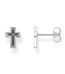 THOMAS SABO fülbevaló Cross black fülbevaló H2112-643-11 - Elegáns ékszer webáruház Budapest