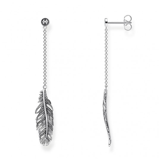 THOMAS SABO fülbevaló Feather fülbevaló H2109-637-21 - Elegáns ékszer webáruház Budapest