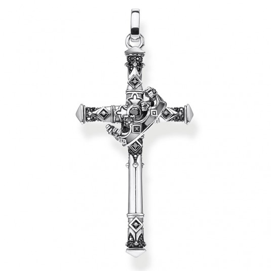 THOMAS SABO medál Cross & crown medál PE886-643-11 - Elegáns ékszer webáruház Budapest