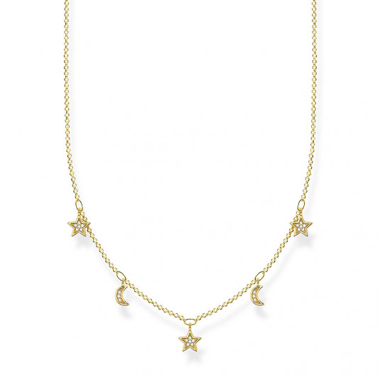 THOMAS SABO nyaklánc Moons & stars nyaklánc KE2074-414-14-L45v - Elegáns ékszer webáruház Budapest