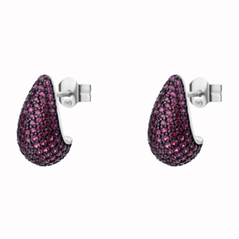 BROSWAY Fancy Passion ruby fülbevaló fülbevaló BWFPR123 - Elegáns ékszer webáruház Budapest