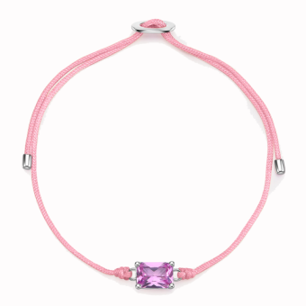 BROSWAY Fancy Vibrant Pink zsinóros karkötő karkötő BWFVP110 - Elegáns ékszer webáruház Budapest