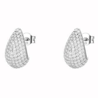 BROSWAY díszes fülbevaló Infinite White fülbevaló BWFIW125 - Elegáns ékszer webáruház Budapest