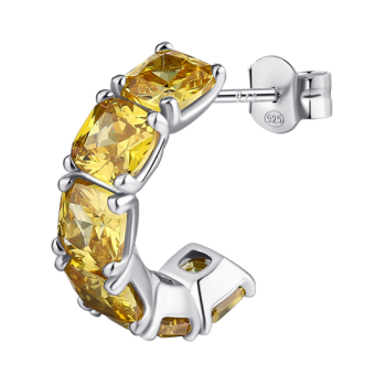 BROSWAY fél pár fülbevaló Fancy Energy yellow fülbevaló BWFEY08 - Elegáns ékszer webáruház Budapest
