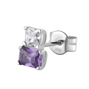 BROSWAY fél pár fülbevaló Fancy Magic purple fülbevaló BWFMP10 - Elegáns ékszer webáruház Budapest