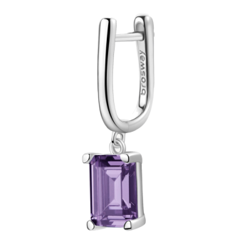 BROSWAY fél pár fülbevaló Fancy Magic purple fülbevaló BWFMP11 - Elegáns ékszer webáruház Budapest