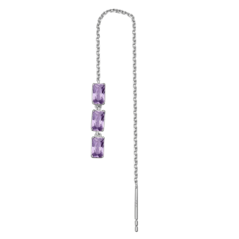 BROSWAY fél pár fülbevaló Fancy Magic purple fülbevaló BWFMP23 - Elegáns ékszer webáruház Budapest