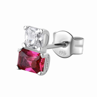 BROSWAY fél pár fülbevaló Fancy Passion ruby fülbevaló BWFPR07 - Elegáns ékszer webáruház Budapest