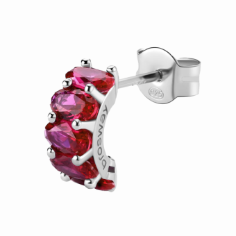 BROSWAY fél pár fülbevaló Fancy Passion ruby fülbevaló BWFPR09 - Elegáns ékszer webáruház Budapest