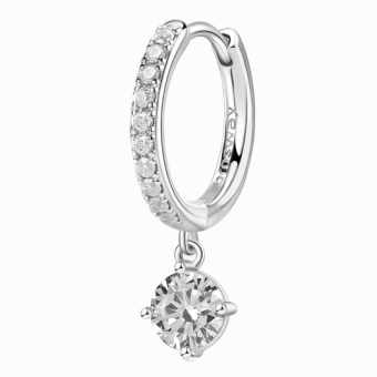 BROSWAY fél pár fülbevaló Infinite White fülbevaló BWFIW90 - Elegáns ékszer webáruház Budapest