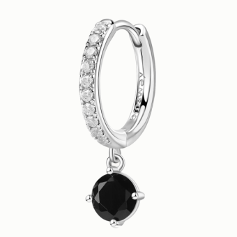 BROSWAY fél pár fülbevaló Mystery Black fülbevaló BWFMB86 - Elegáns ékszer webáruház Budapest
