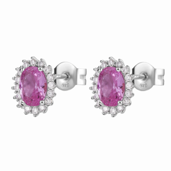 BROSWAY fülbevaló Fancy Vibrant pink fülbevaló BWFVP14 - Elegáns ékszer webáruház Budapest