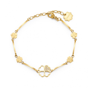 BROSWAY karkötő Chakra Four-Leaf Clover karkötő BWBHKB012 - Elegáns ékszer webáruház Budapest