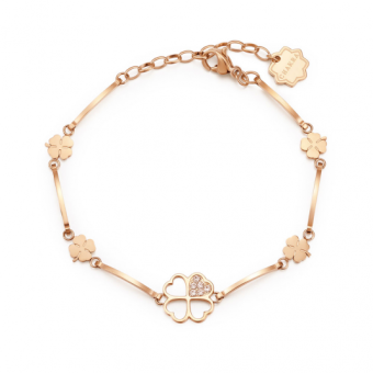 BROSWAY karkötő Chakra Four-Leaf Clover karkötő BWBHKB013 - Elegáns ékszer webáruház Budapest